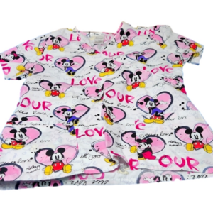 ♡Mickey Mouse Scrub Top Size Medium